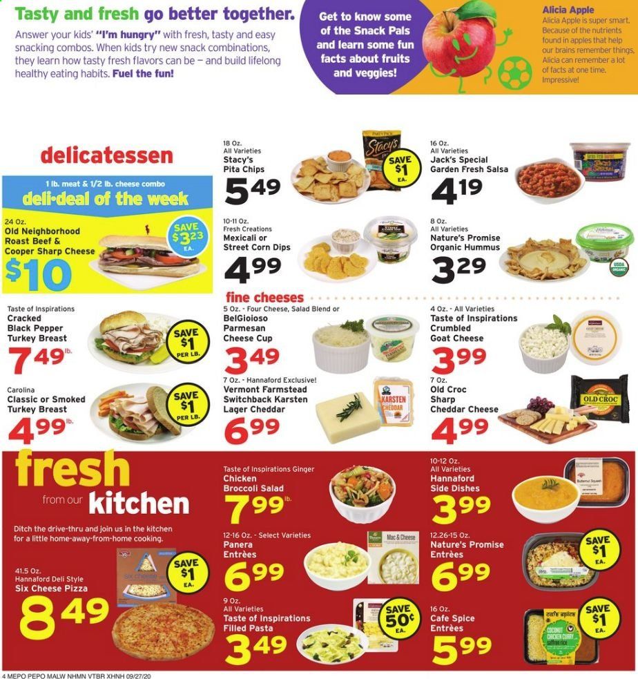 Hannaford (MA) Weekly Ad Flyer September 27 to October 3