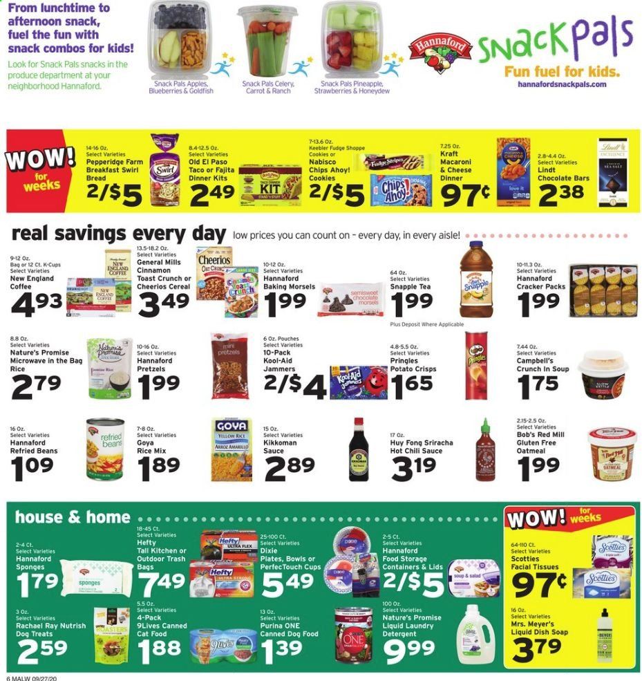 Hannaford (MA) Weekly Ad Flyer September 27 to October 3