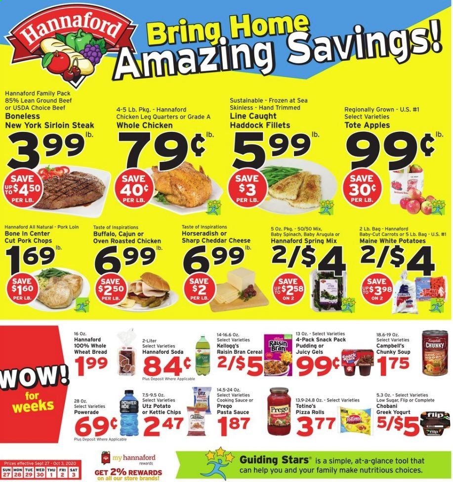 Hannaford (ME) Weekly Ad Flyer September 27 to October 3
