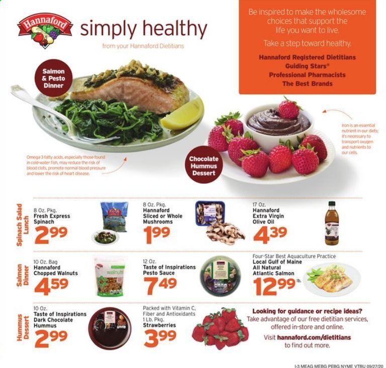 Hannaford (ME) Weekly Ad Flyer September 27 to October 3