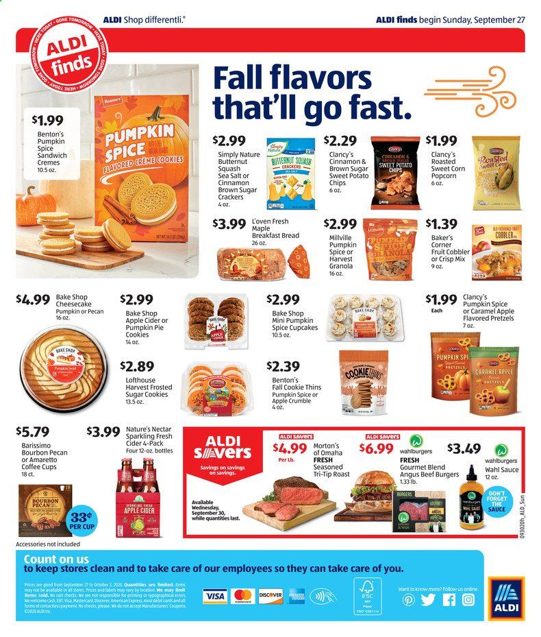 ALDI (CT, MA, MI, NJ, NY, OH, PA, RI) Weekly Ad Flyer September 27 to October 3
