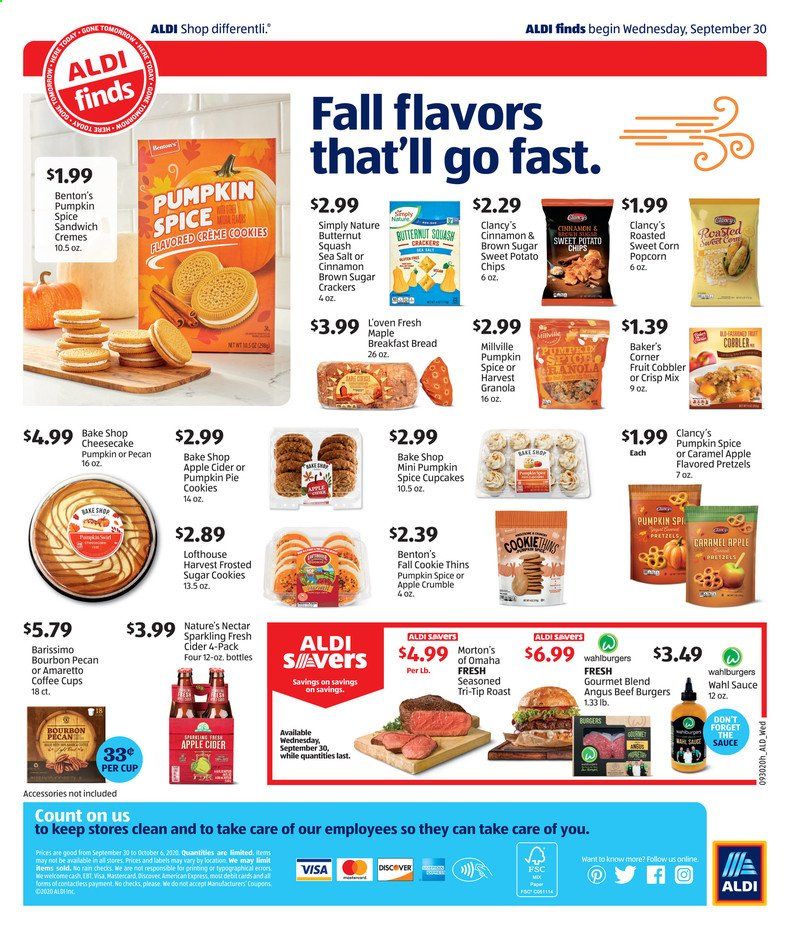 ALDI Weekly Ad Flyer September 30 to October 6