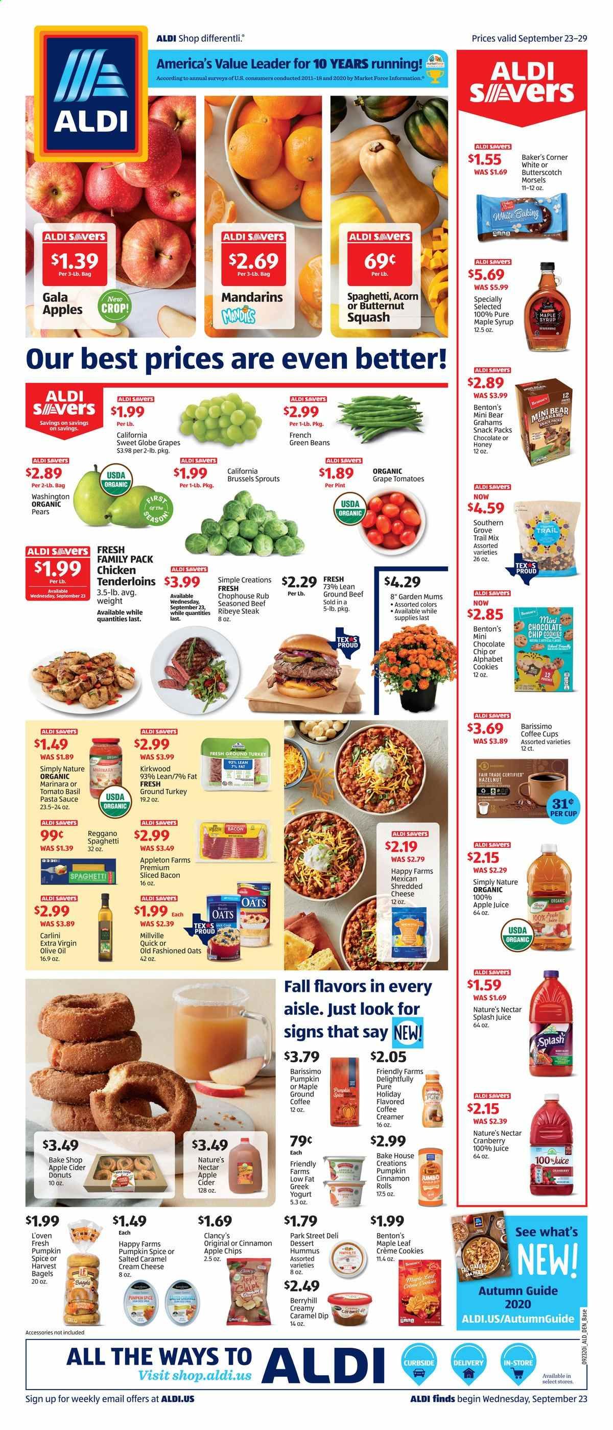 ALDI (IA, IL, MI, NC, NY, SC, TX) Weekly Ad Flyer September 23 to September 29