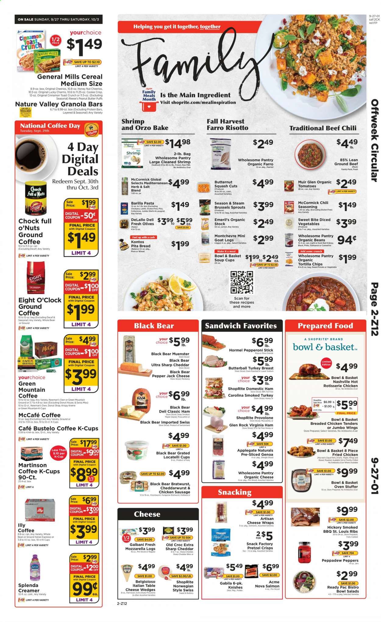 ShopRite Weekly Ad Flyer September 27 to October 3