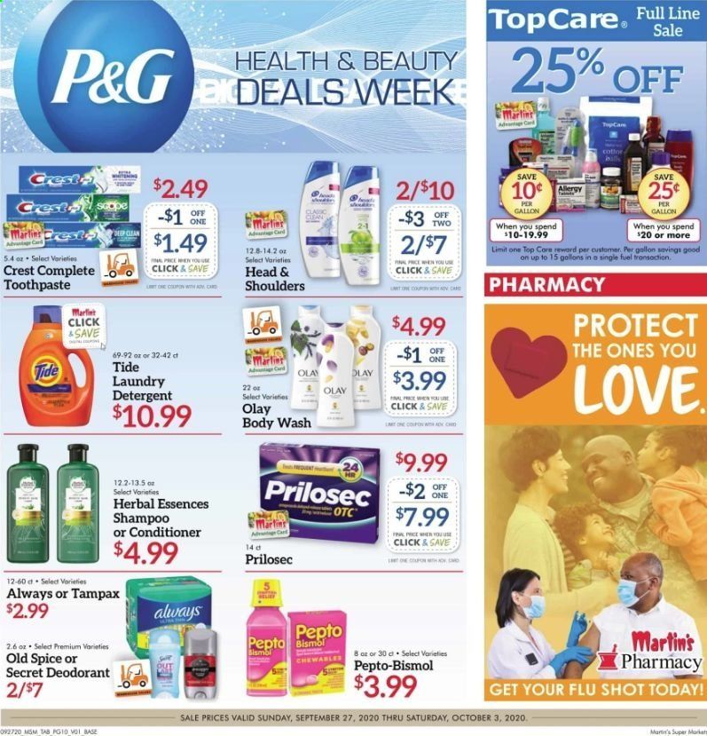 Martin’s Weekly Ad Flyer September 27 to October 3