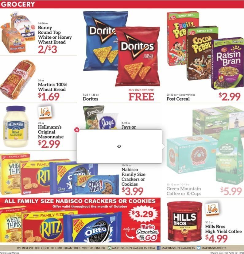 Martin’s Weekly Ad Flyer September 27 to October 3