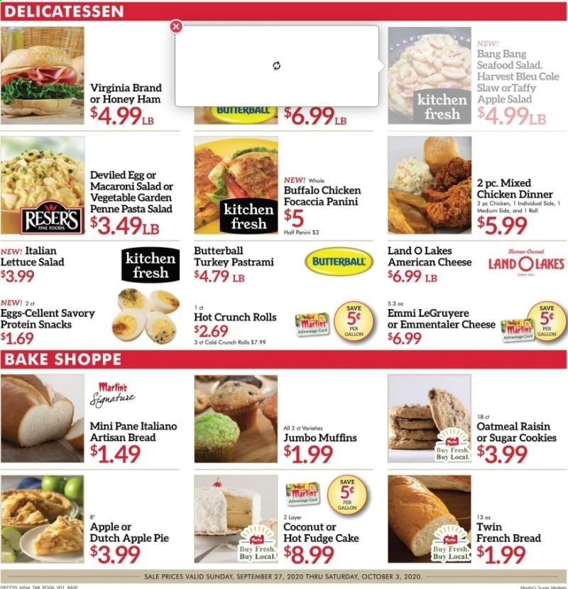 Martin’s Weekly Ad Flyer September 27 to October 3