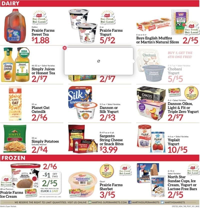 Martin’s Weekly Ad Flyer September 27 to October 3