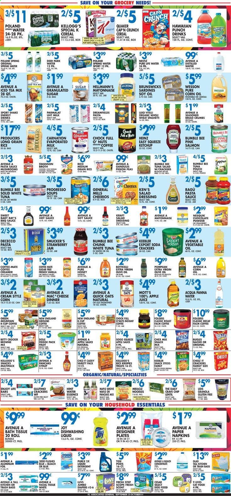 Associated Supermarkets Weekly Ad Flyer September 25 to October 1