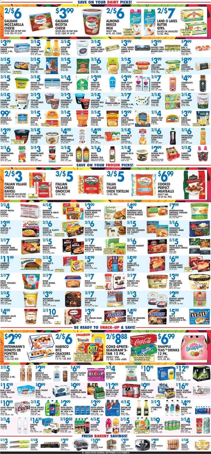 Associated Supermarkets Weekly Ad Flyer September 25 to October 1