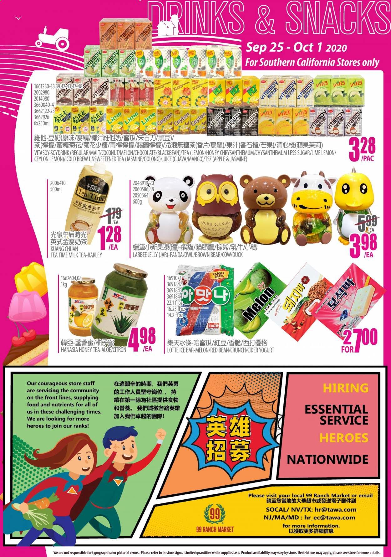99 Ranch Market (CA) Weekly Ad Flyer September 25 to October 1