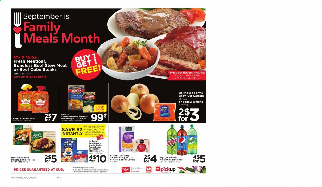 Cub Foods Weekly Ad Flyer September 27 to October 3