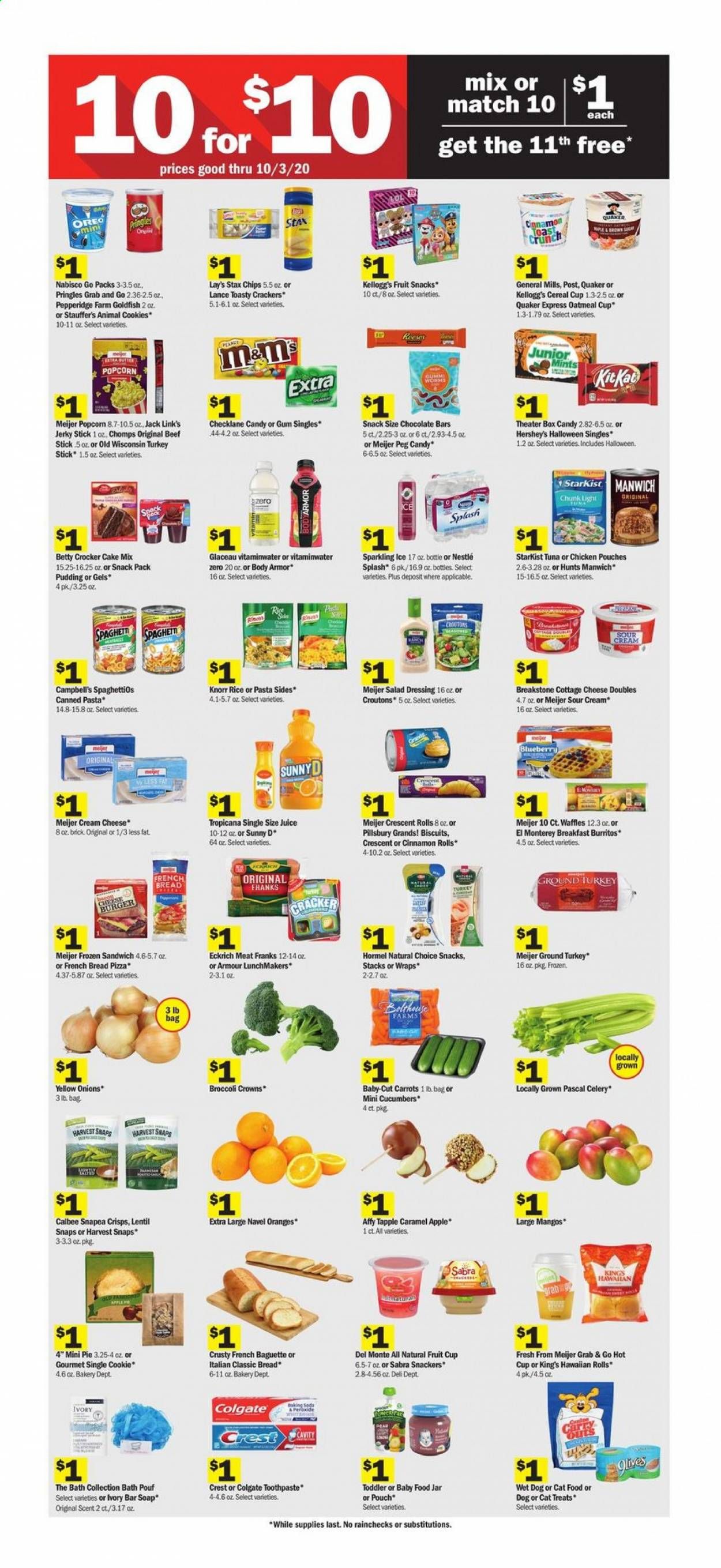Meijer (IN) Weekly Ad Flyer September 27 to October 3