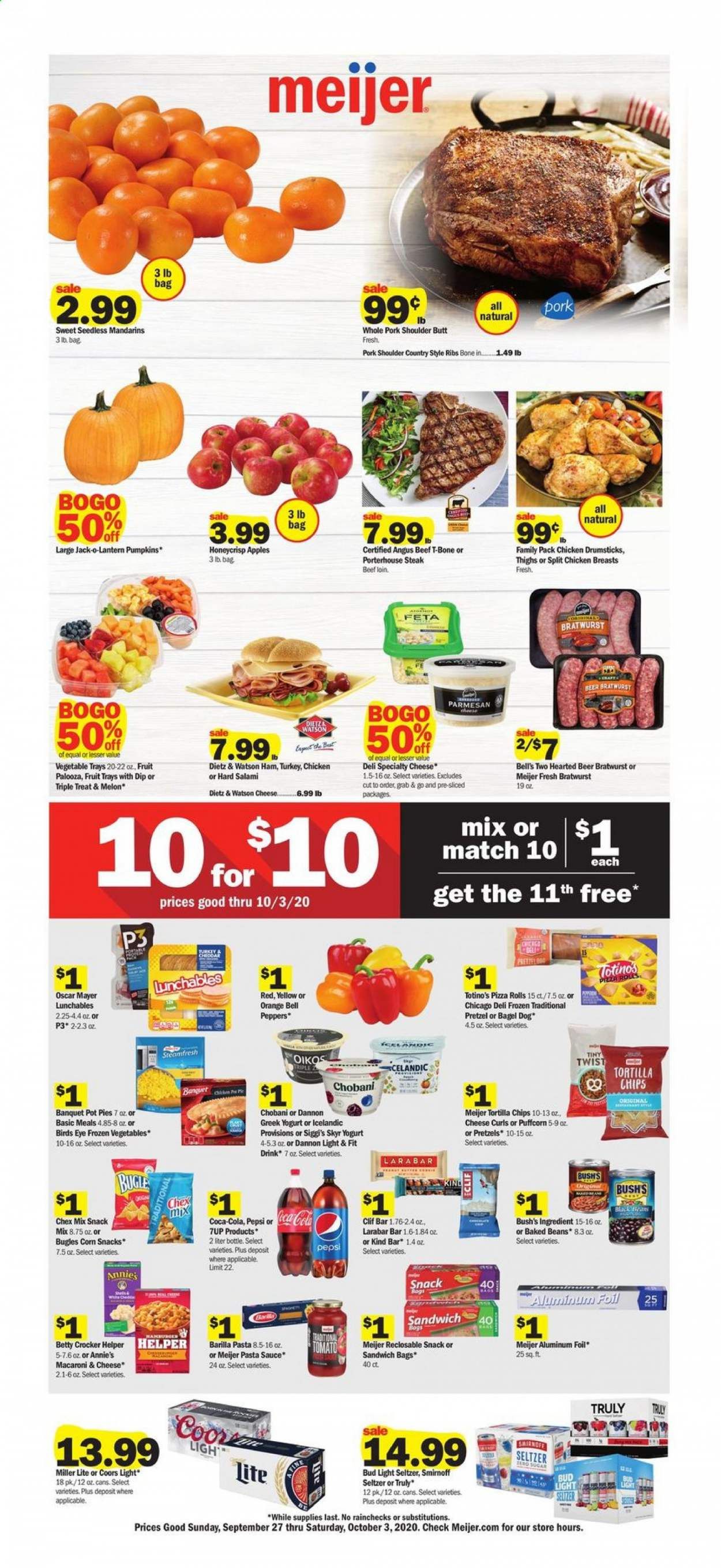 Meijer (WI) Weekly Ad Flyer September 27 to October 3