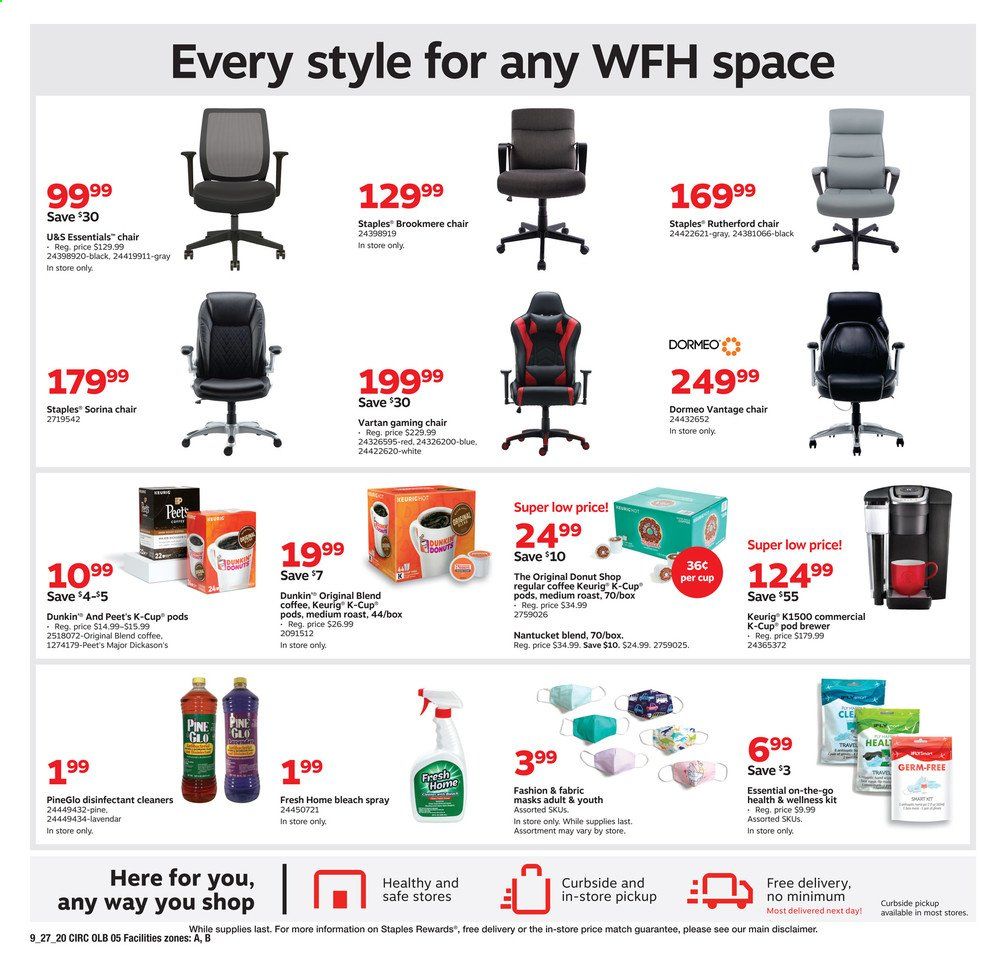 Staples Weekly Ad Flyer September 27 to October 3