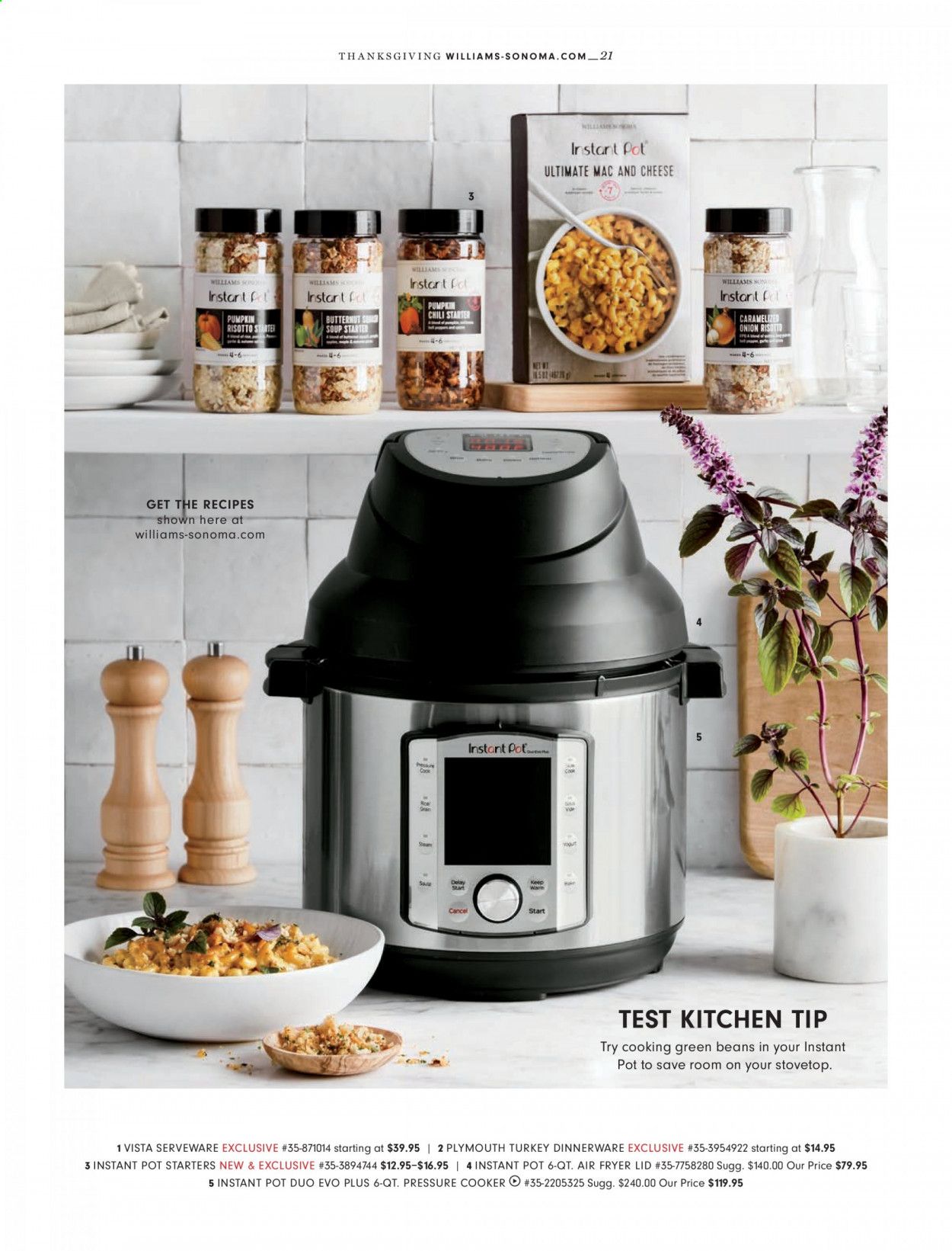 Williams-Sonoma Weekly Ad Flyer October 1 to October 31