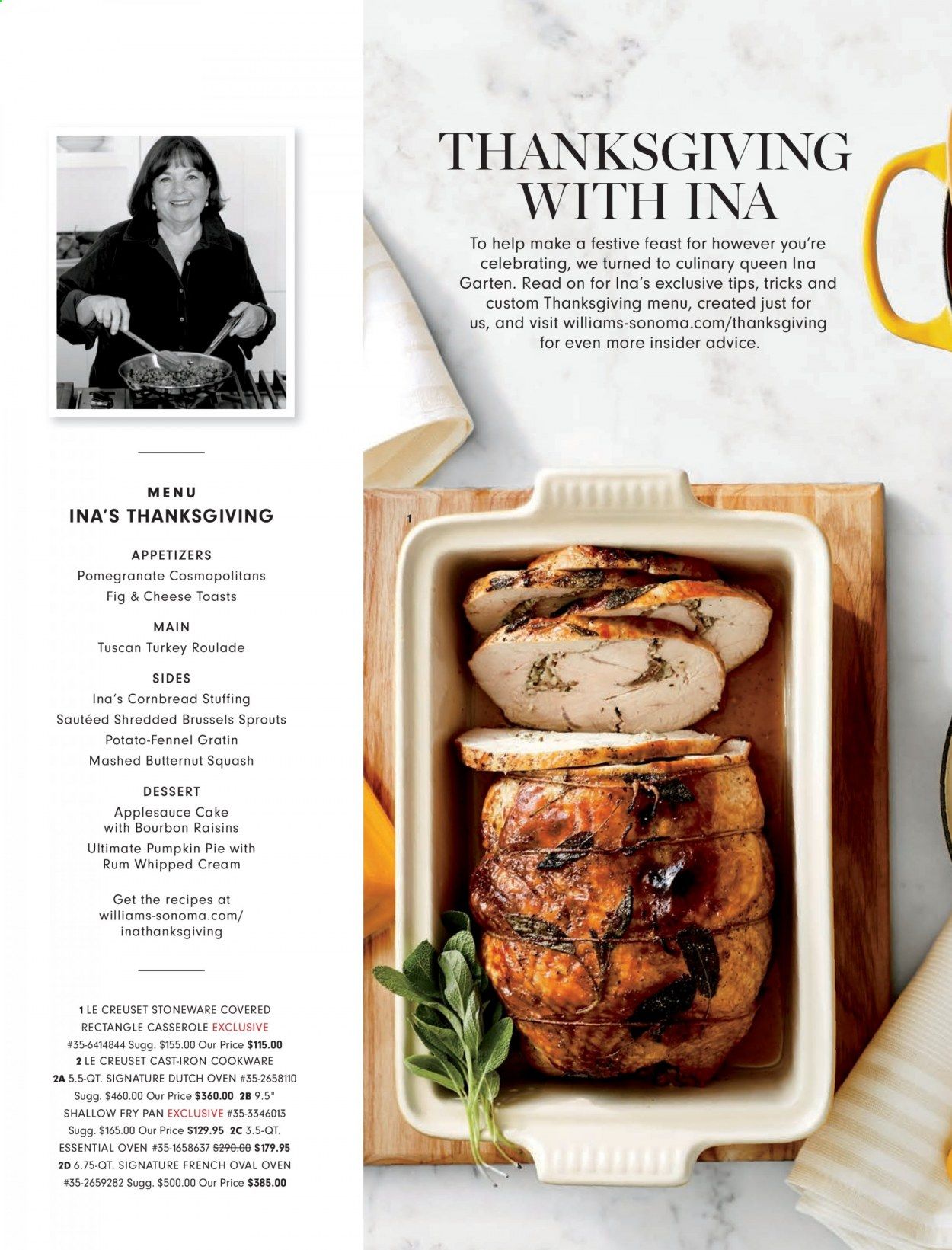 Williams-Sonoma Weekly Ad Flyer October 1 to October 31