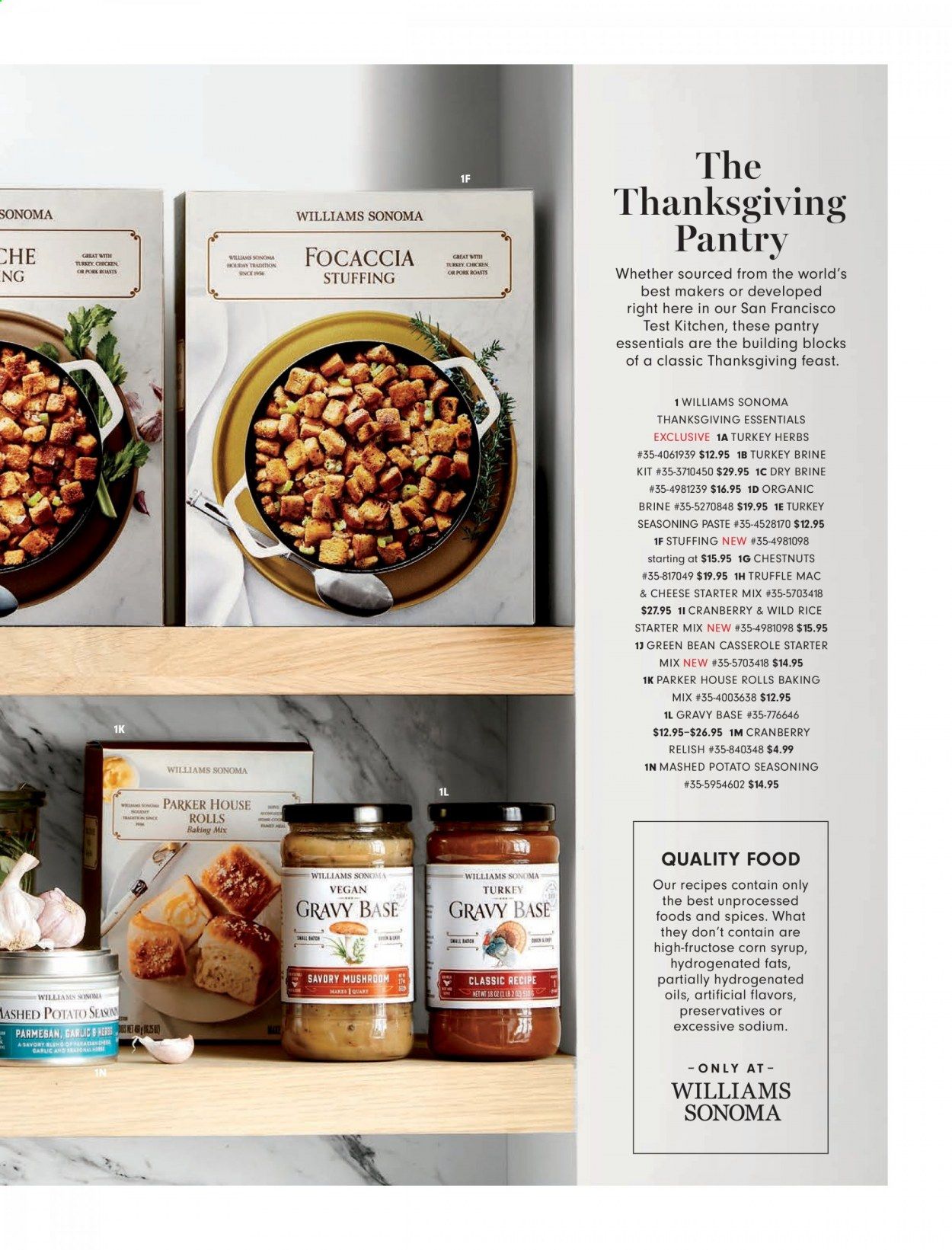 Williams-Sonoma Weekly Ad Flyer October 1 to October 31
