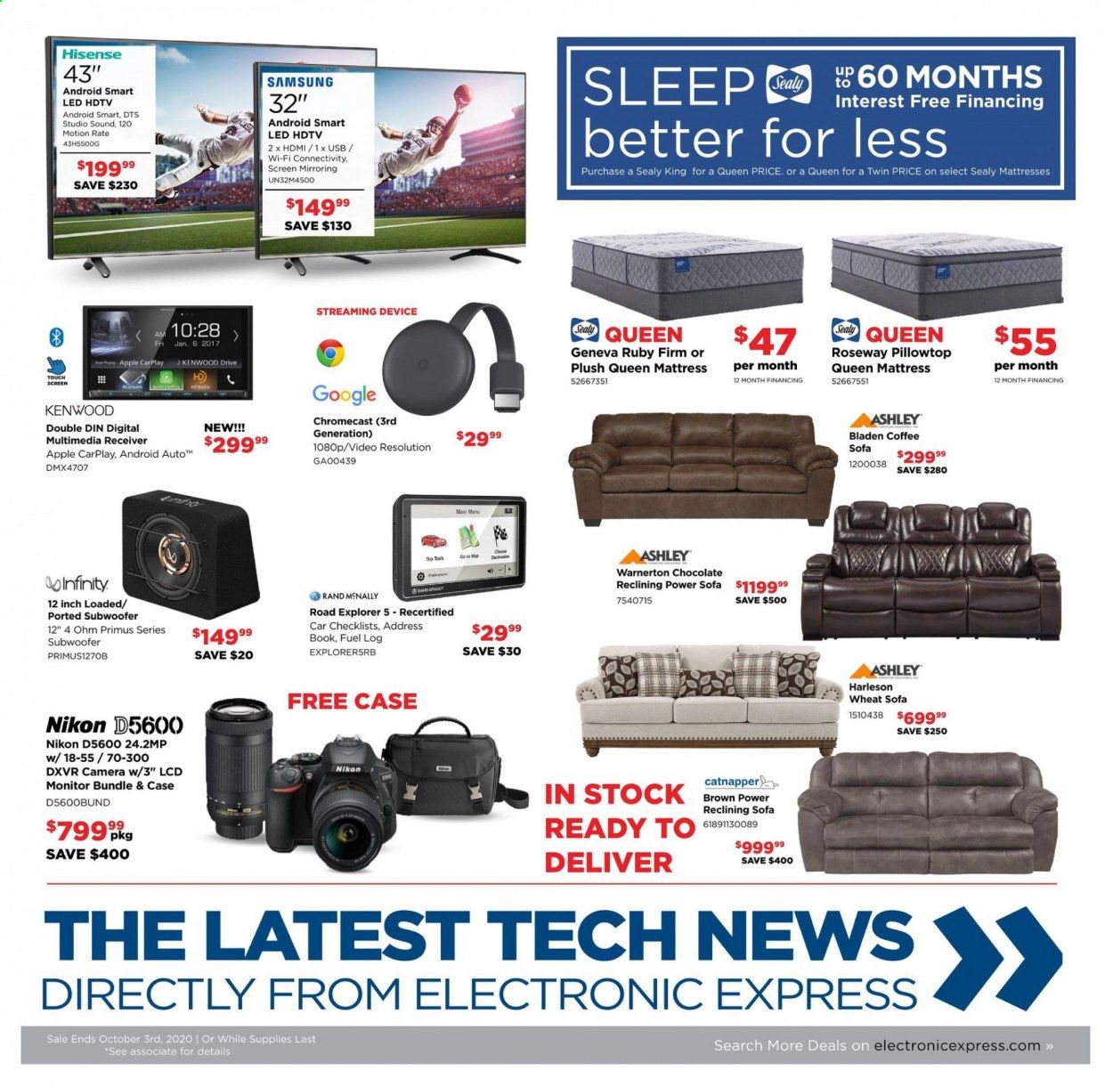 Electronic Express Weekly Ad Flyer September 27 to October 3