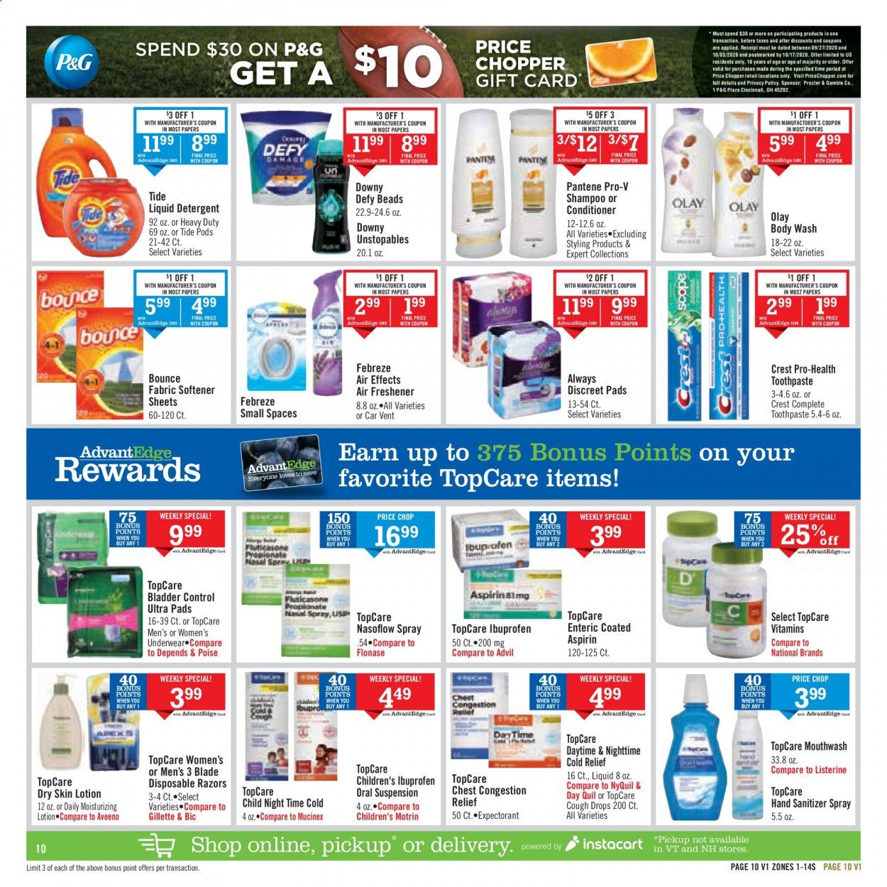 Price Chopper (CT) Weekly Ad Flyer September 27 to October 4