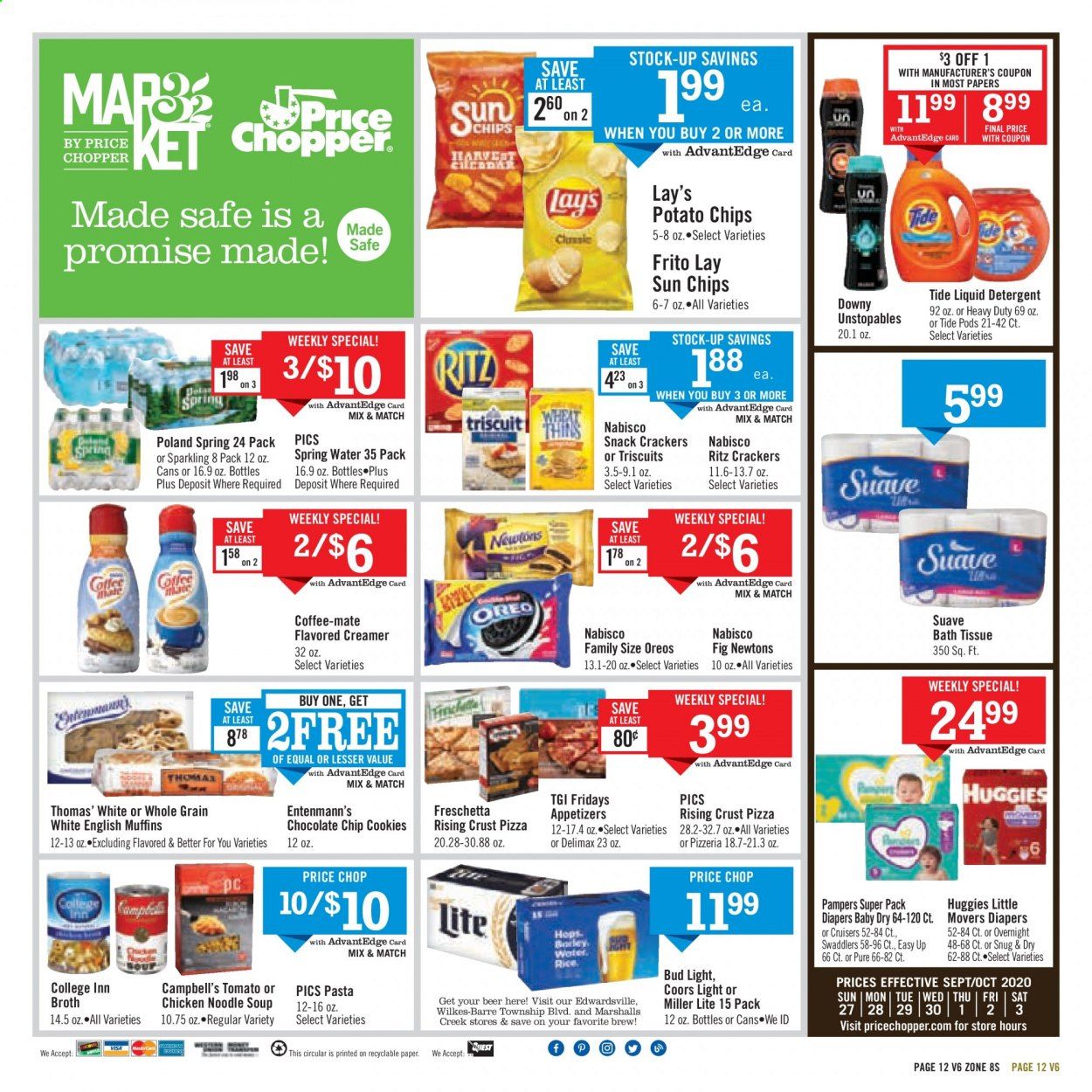 Price Chopper (PA) Weekly Ad Flyer September 27 to October 4