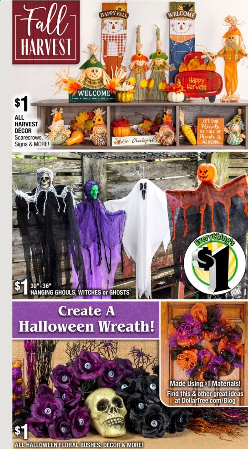 Dollar Tree Weekly Ad Flyer September 27 to October 10