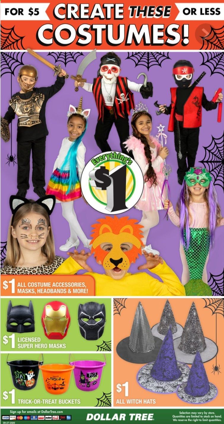 Dollar Tree Weekly Ad Flyer September 27 to October 10