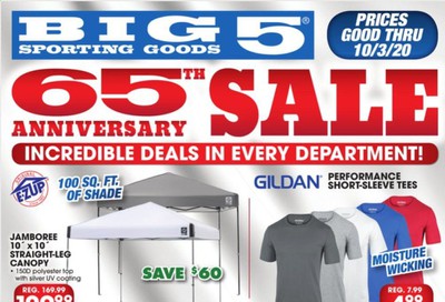 Big 5 Weekly Ad Flyer September 27 to October 3