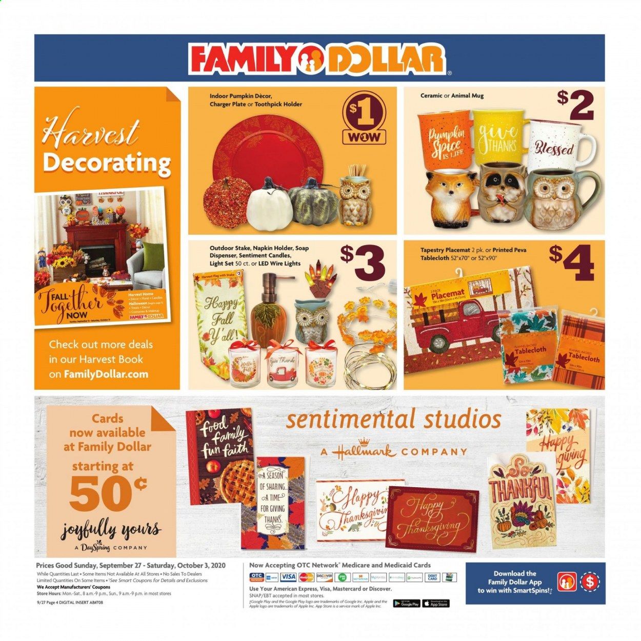 Family Dollar Weekly Ad Flyer September 27 to October 3