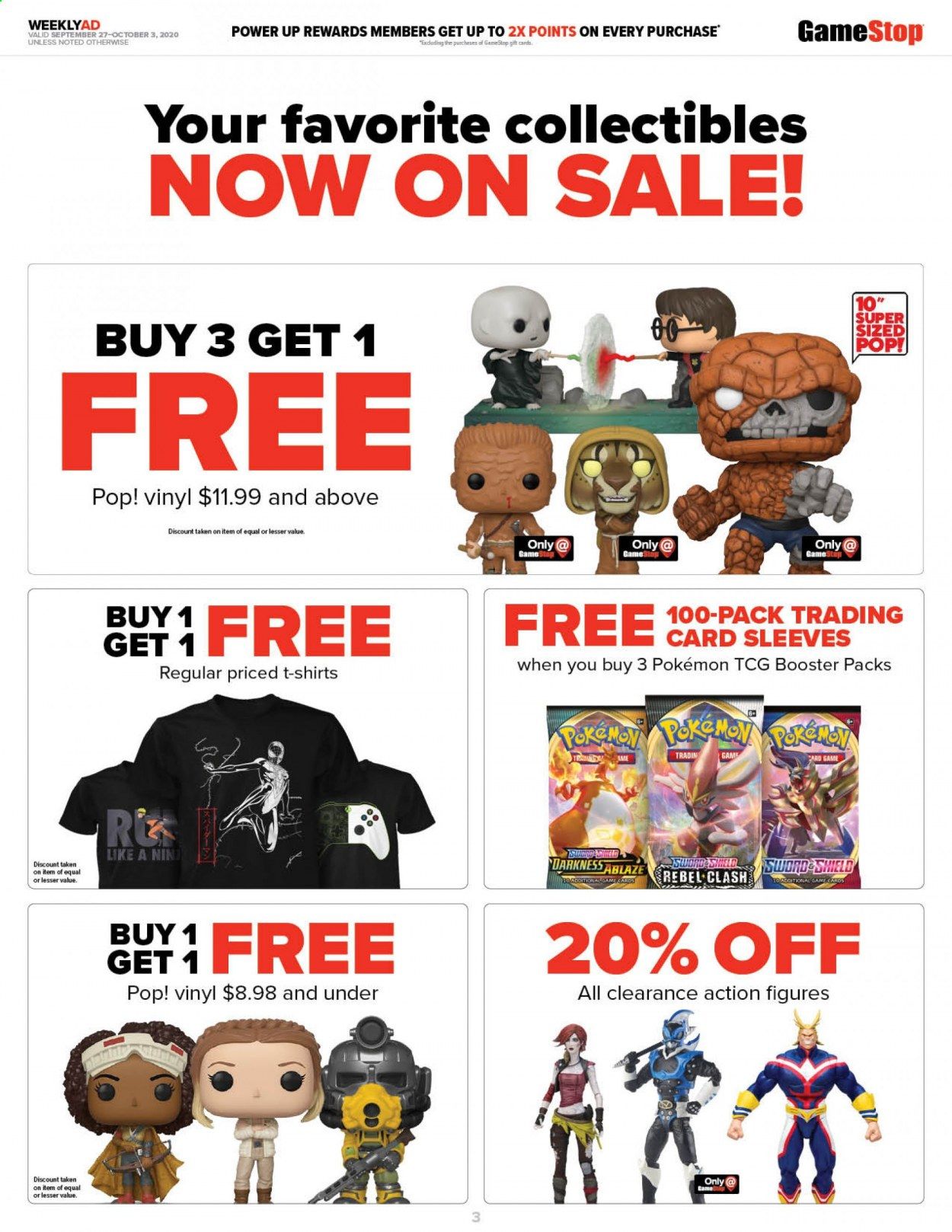 GameStop Weekly Ad Flyer September 27 to October 3