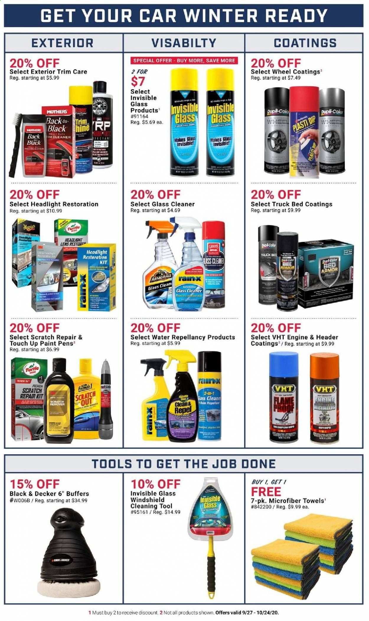 Pep Boys Weekly Ad Flyer September 27 to October 24