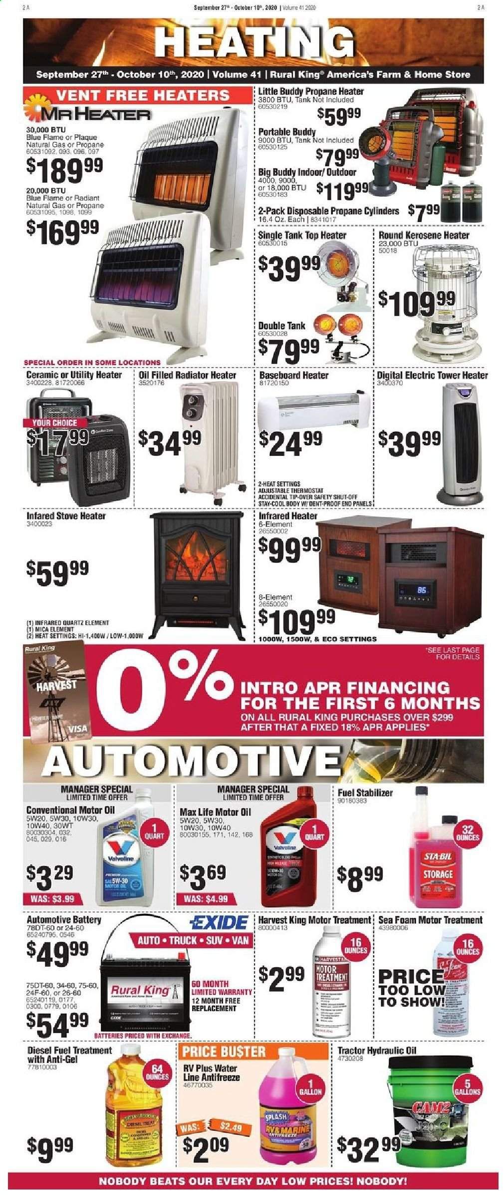Rural King Weekly Ad Flyer September 27 to October 3