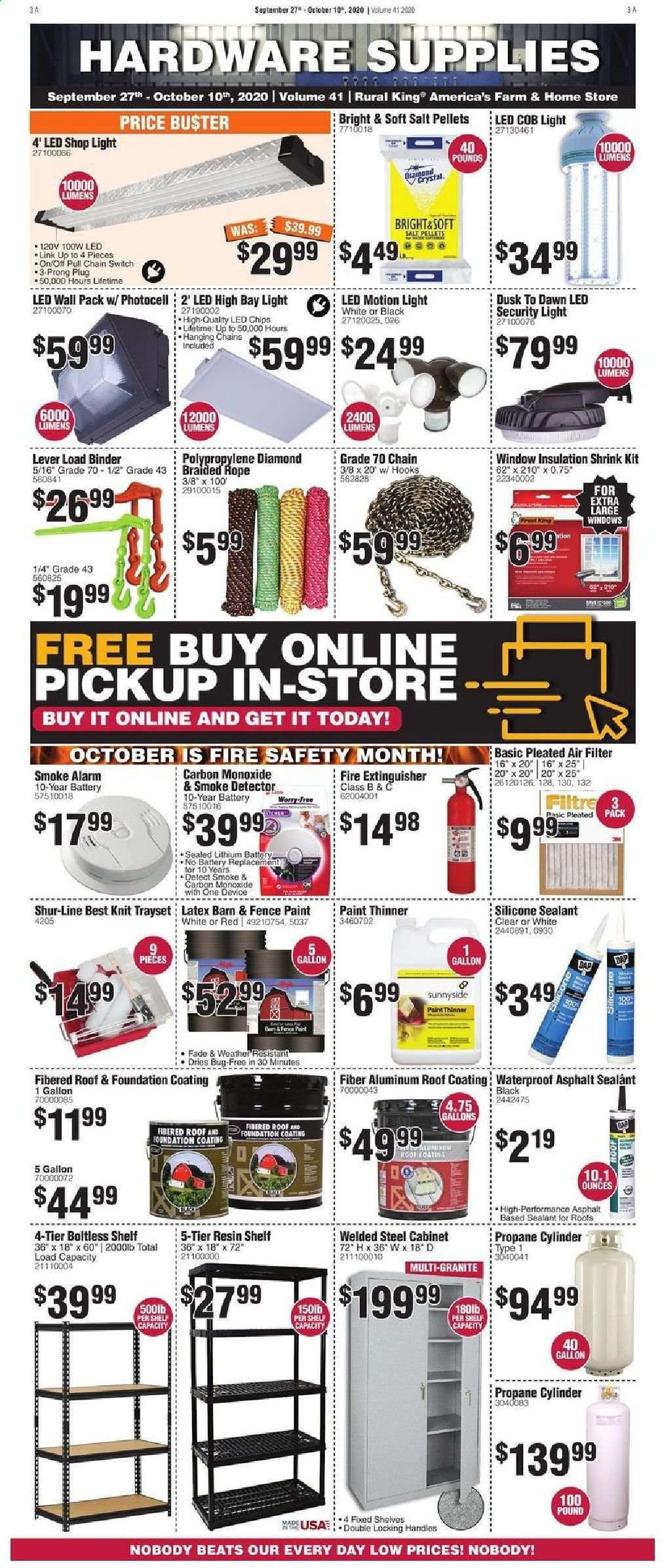 Rural King Weekly Ad Flyer September 27 to October 3