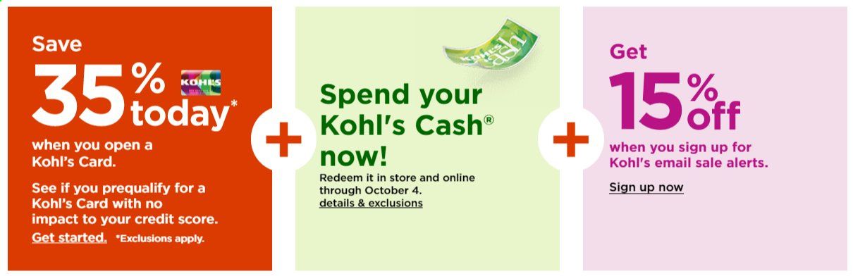 Kohl's Weekly Ad Flyer September 28 to October 4