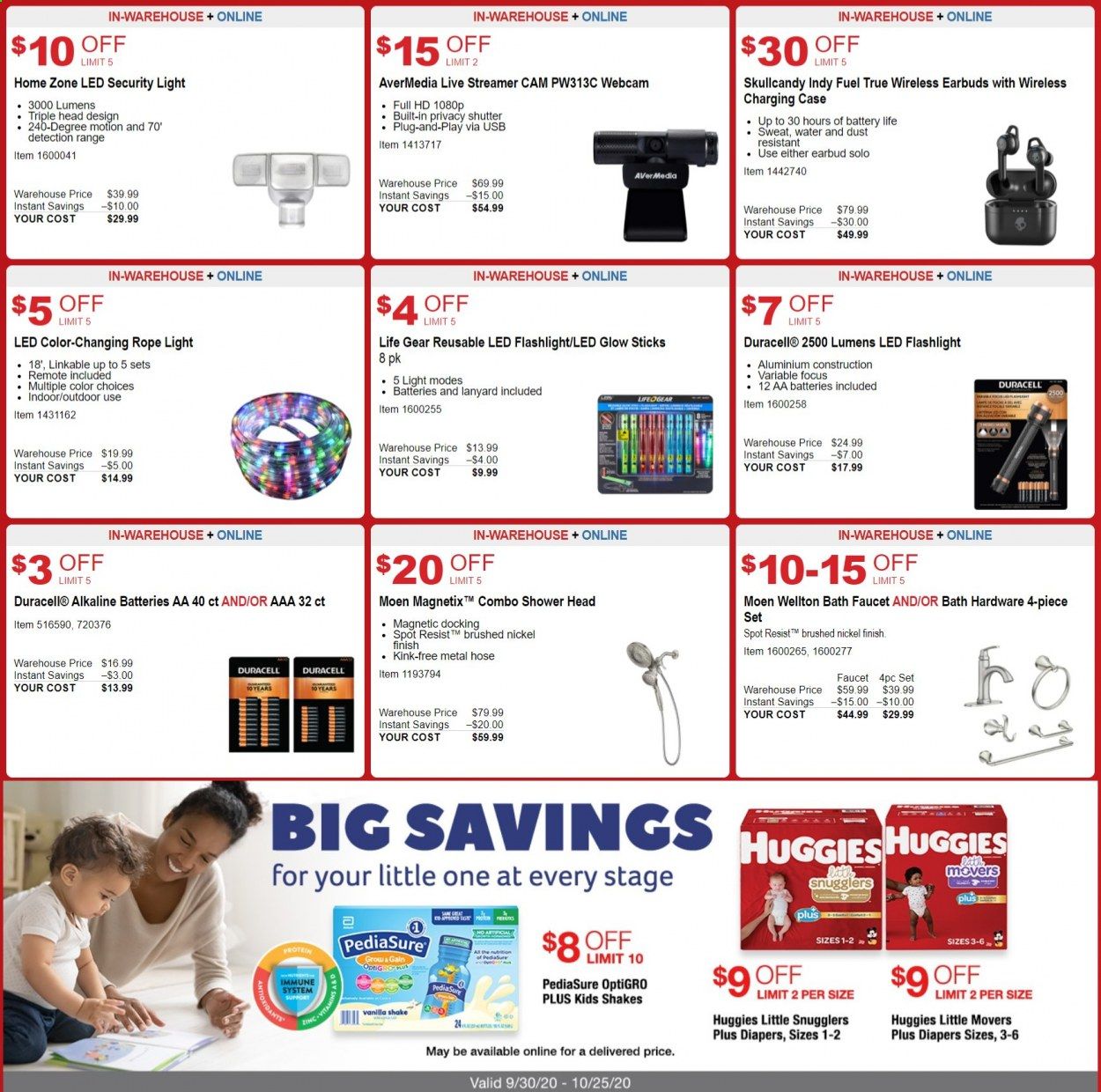 Costco Weekly Ad Flyer September 30 to October 25