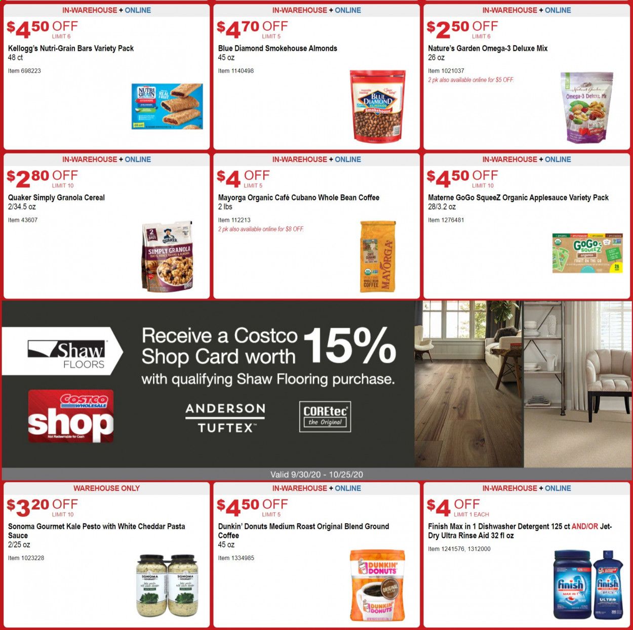 Costco Weekly Ad Flyer September 30 to October 25