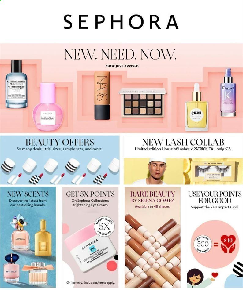 Sephora Weekly Ad Flyer September 28 to October 5