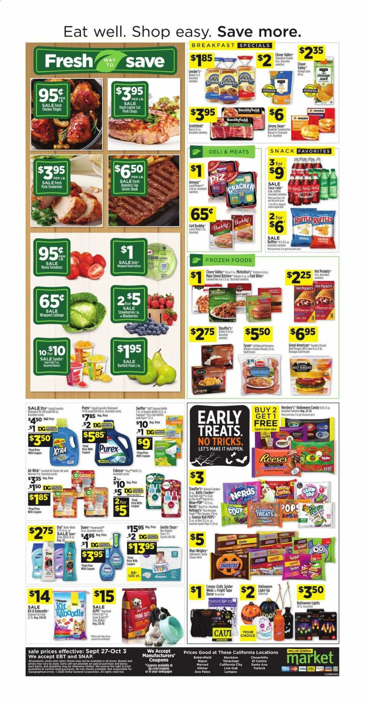 Dollar General (CA) Weekly Ad Flyer September 27 to October 3