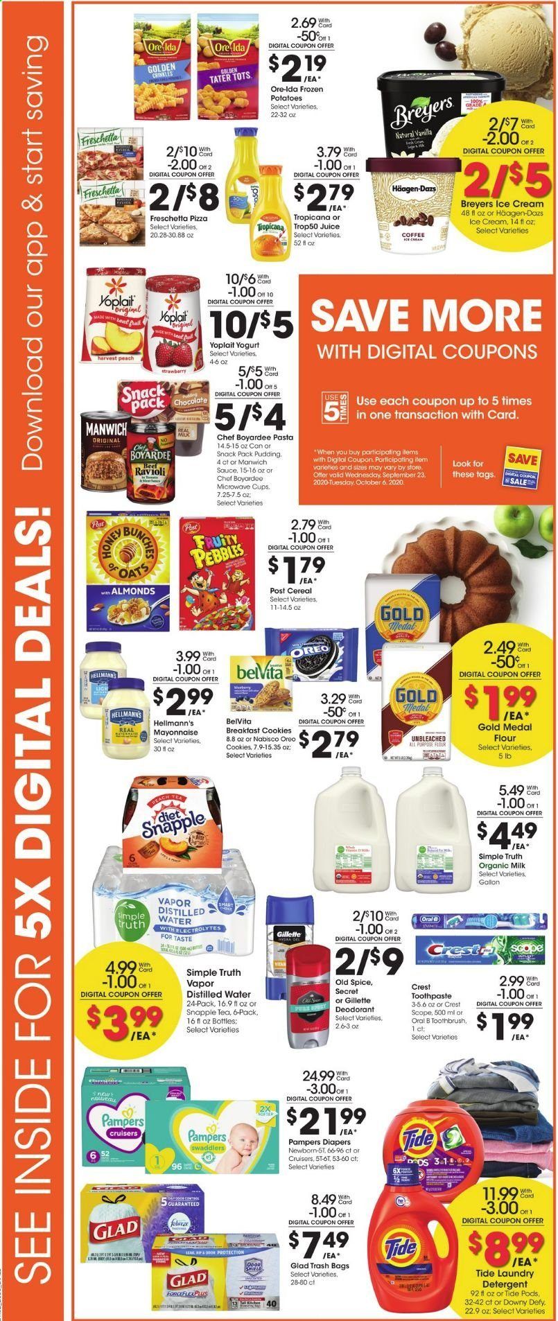 Baker's Weekly Ad Flyer September 30 to October 6