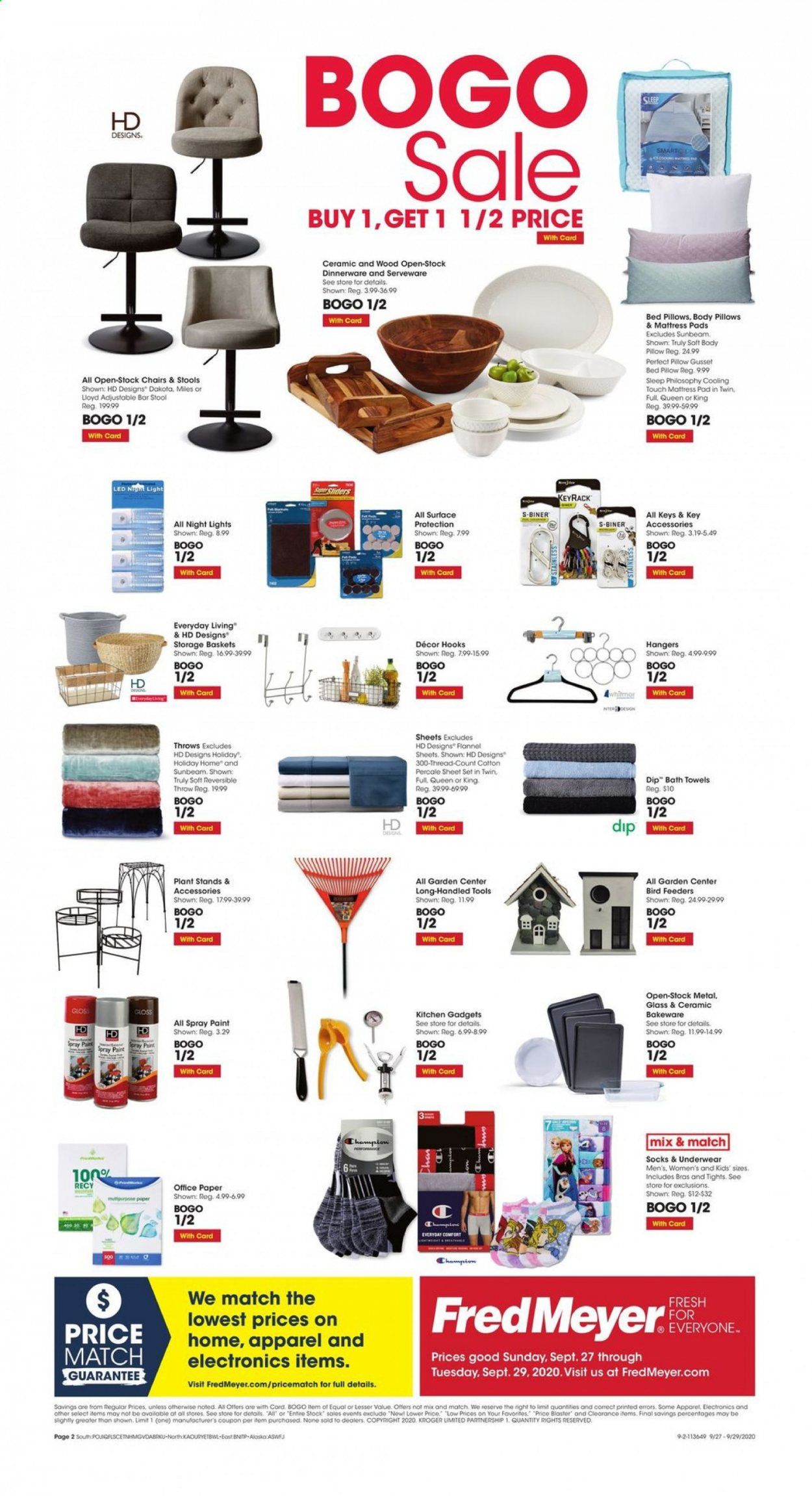 Fred Meyer Weekly Ad Flyer September 27 to September 29