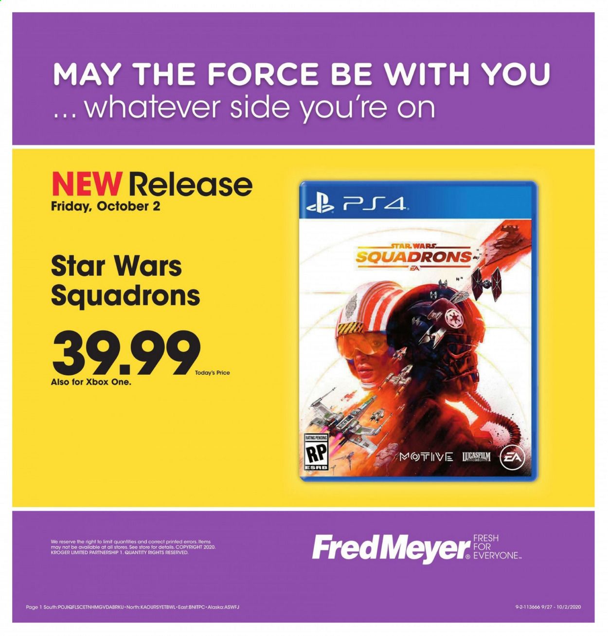 Fred Meyer Weekly Ad Flyer October 2 to October 2