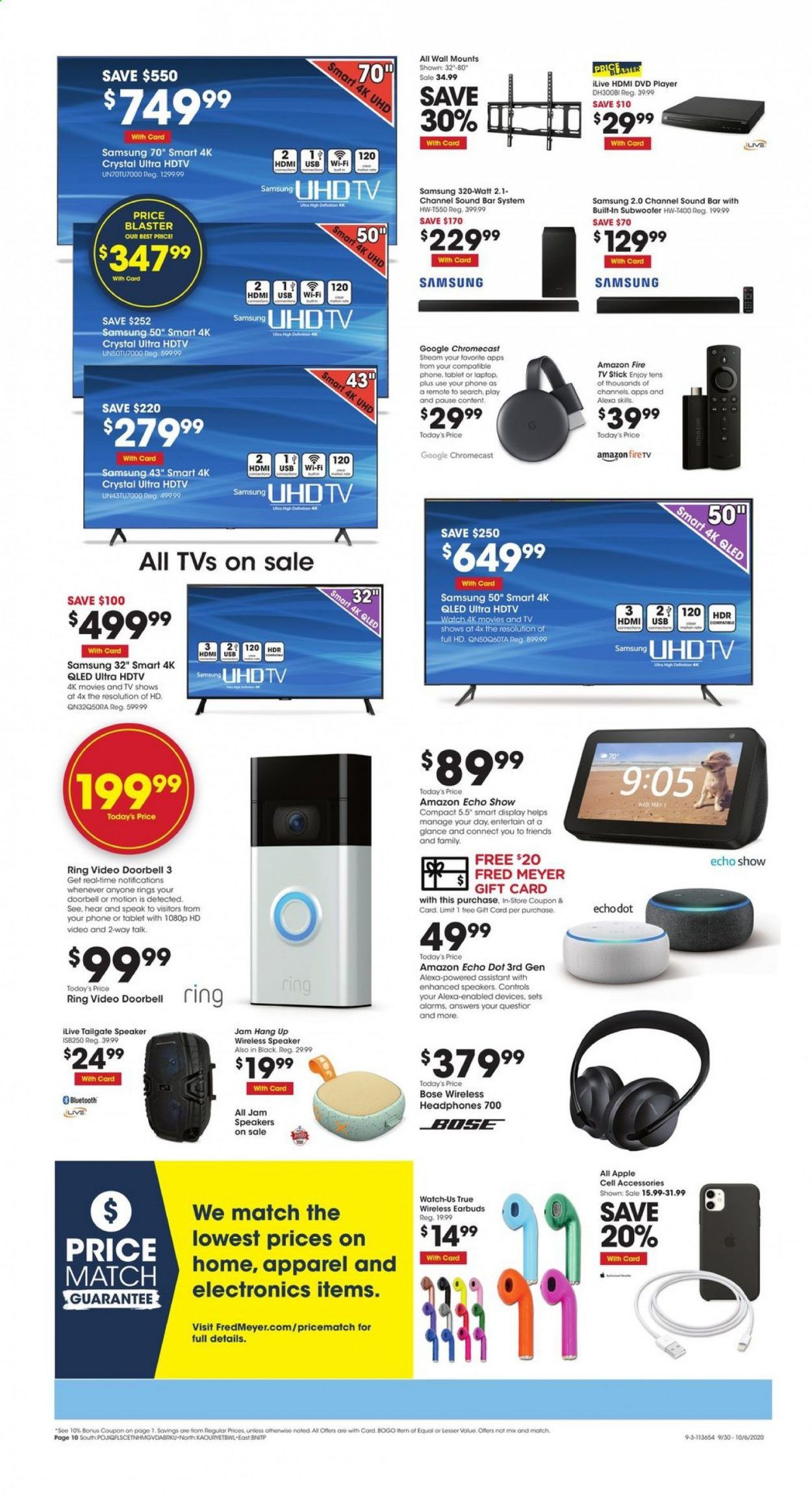 Fred Meyer Weekly Ad Flyer September 30 to October 6