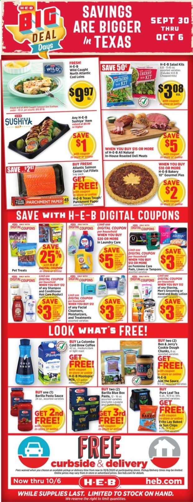 H-E-B Weekly Ad Flyer September 30 to October 6
