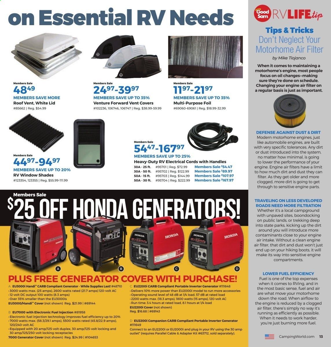 Gander RV & Outdoors Weekly Ad Flyer September 29 to October 25