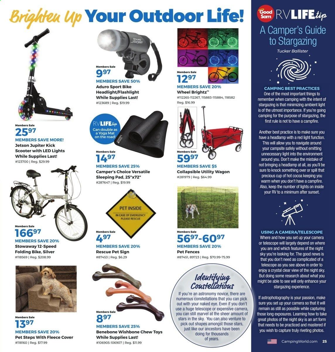 Gander RV & Outdoors Weekly Ad Flyer September 29 to October 25