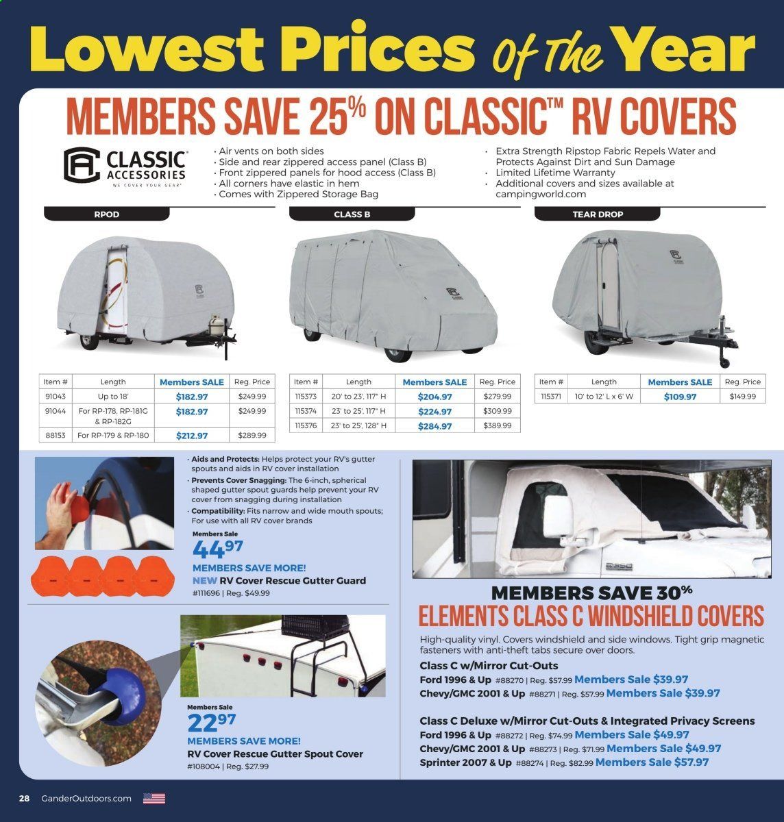 Gander RV & Outdoors Weekly Ad Flyer September 29 to October 25