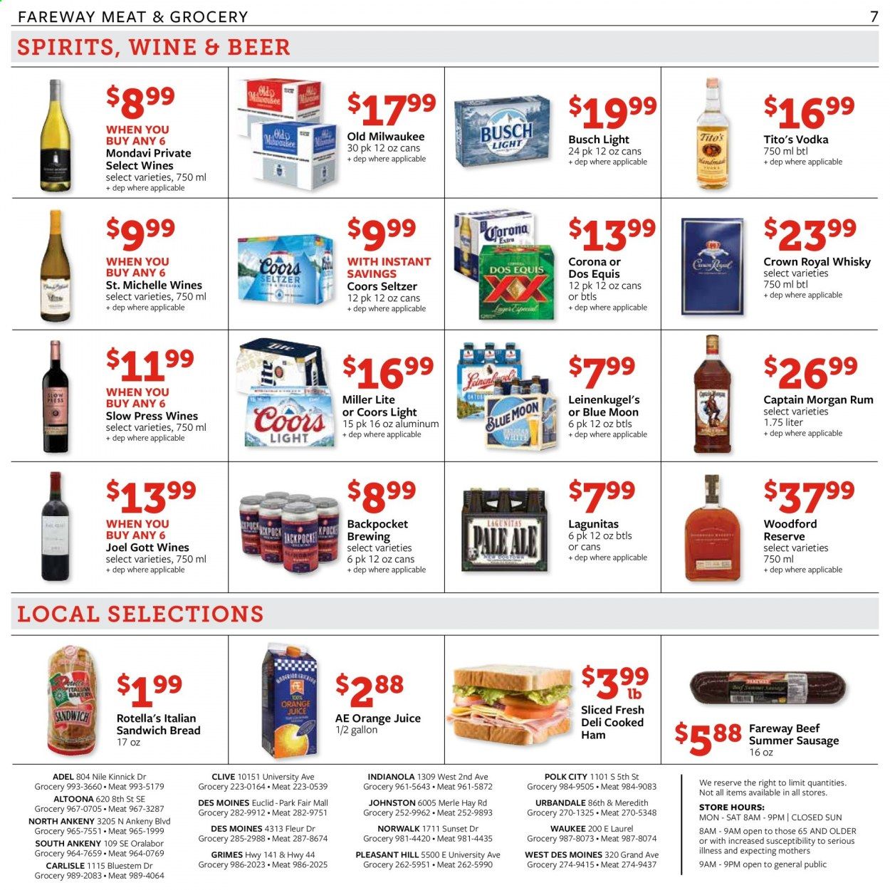 Fareway Weekly Ad Flyer September 29 to October 5