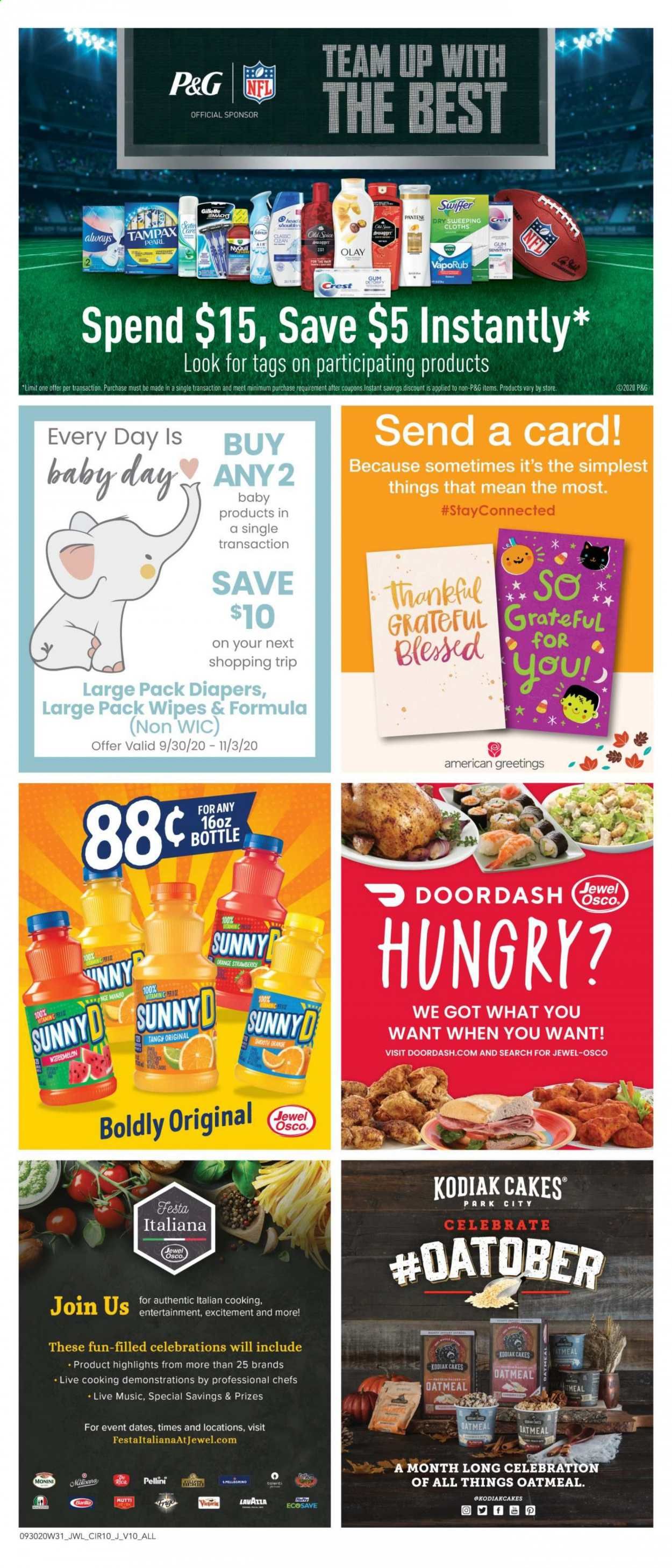 Jewel Osco (IN) Weekly Ad Flyer September 30 to October 6
