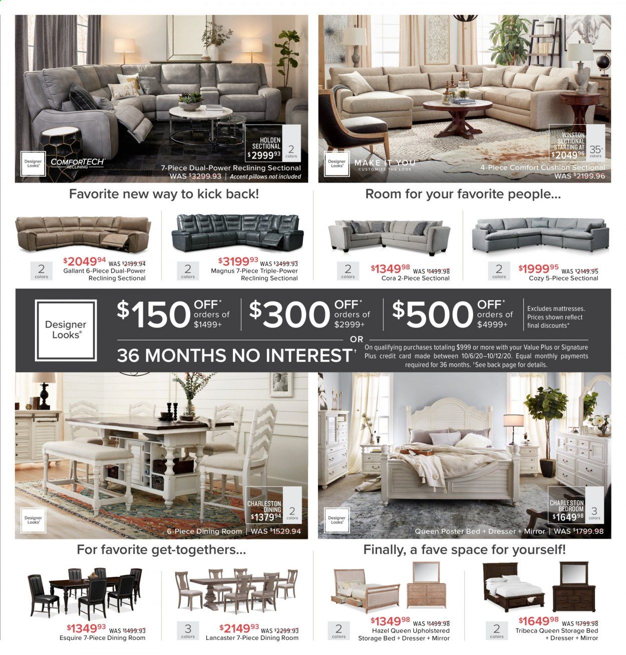American Signature Furniture Weekly Ad Flyer October 6 to October 12