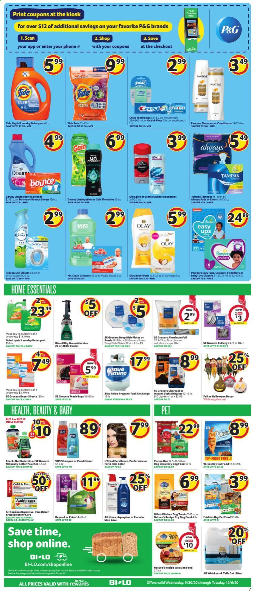 BI-LO Weekly Ad Flyer September 30 to October 6